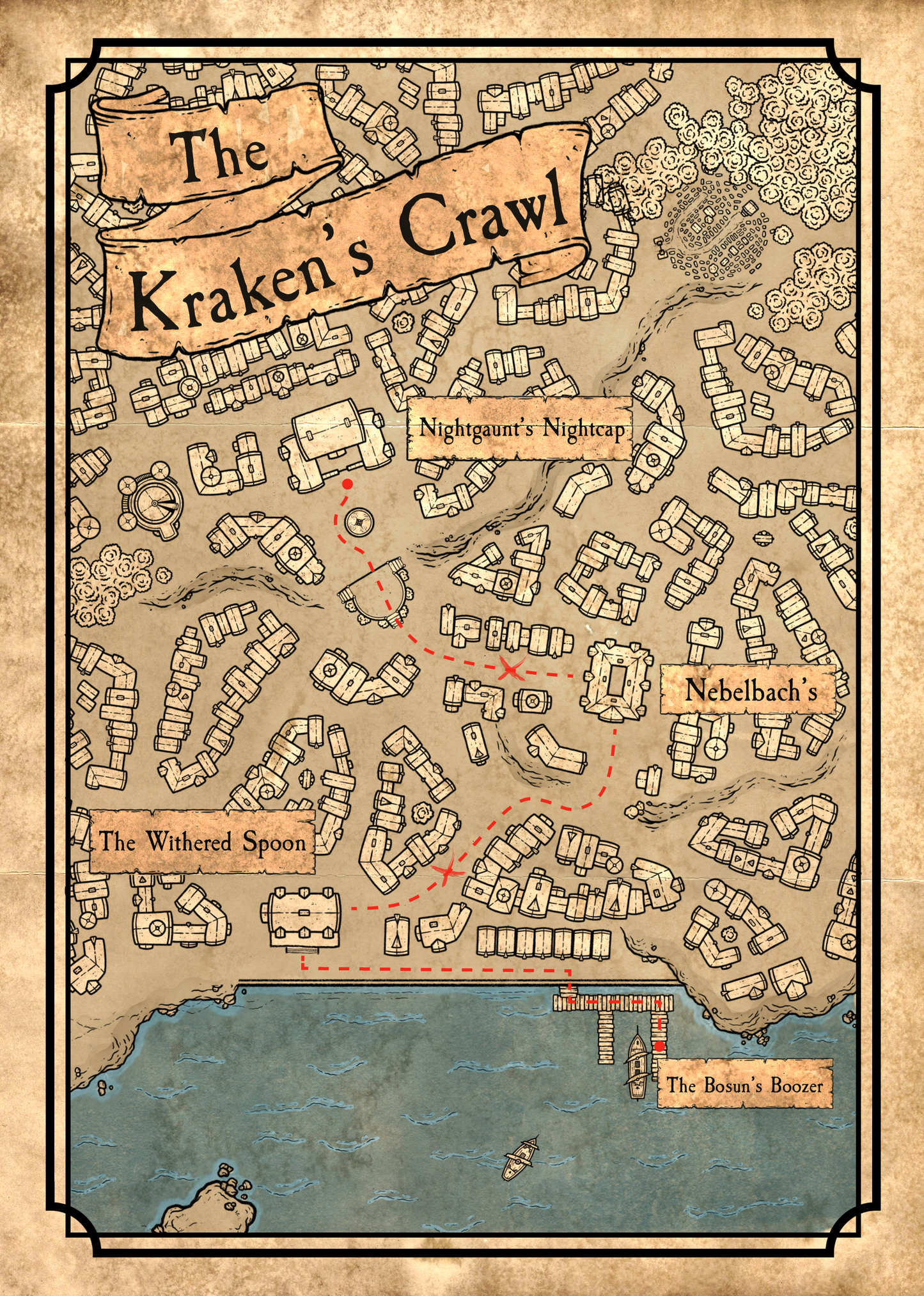 Three Sheets to the Wind Map